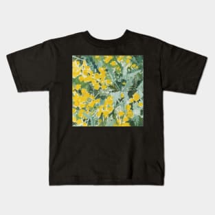 Golden wattle by Jo Reitze Kids T-Shirt